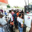 Queues formed at petrol stations in the French overseas territory of Guiana as people tried to stock up on fuel ahead of a general strike on Monday