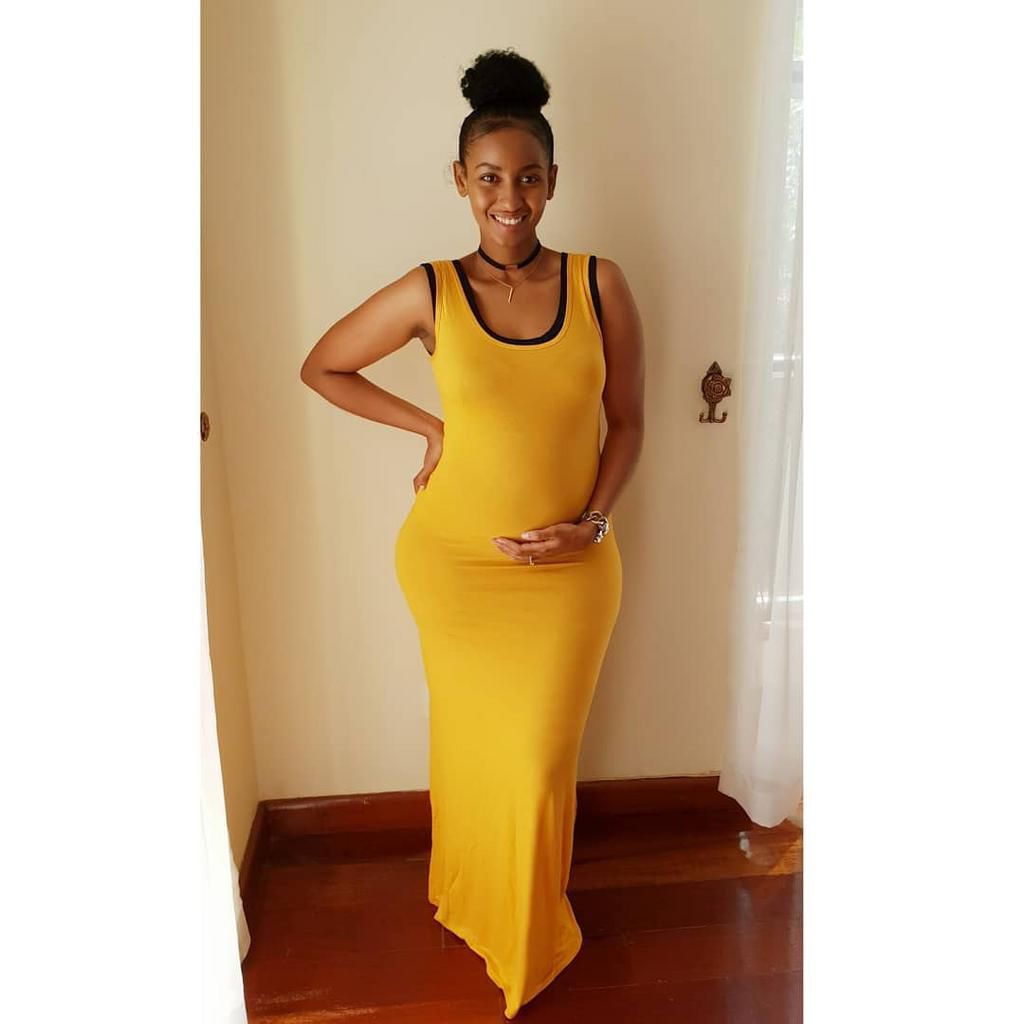 Sarah Hassan maternity style (Instagram hassansarah)