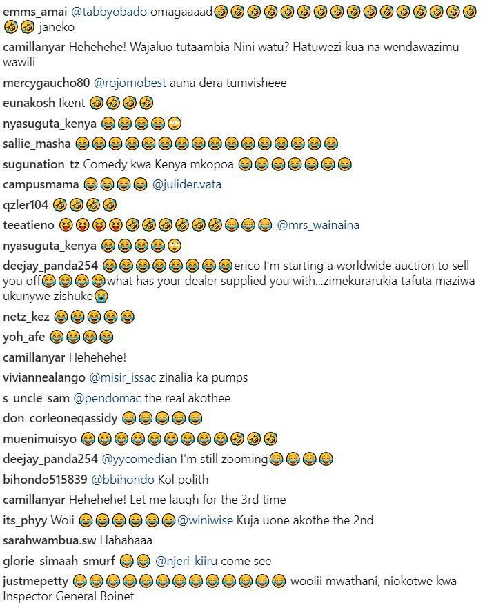 Eric Omondi’s imitation of Akothee that will leave you in stitches