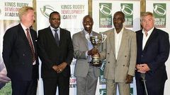 Officials during the launch of Wekesa Cup