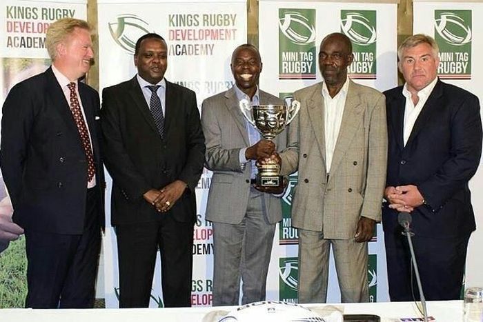 Officials during the launch of Wekesa Cup