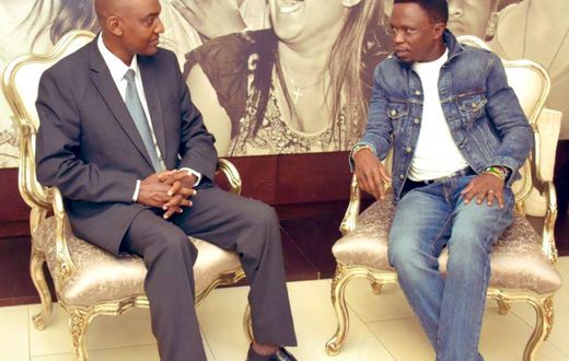 Ababu Namwamba trolled after dressing like “Awilo Longomba” for South Africa trip
