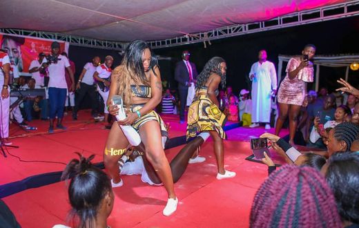 Images from Akothee's show in Mombasa