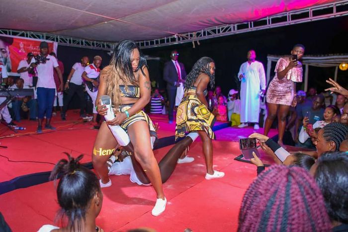 Images from Akothee's show in Mombasa