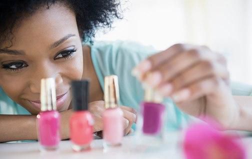 Nail polish.