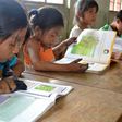 Amazonian children take part in activities designed to practice their native language in an effort to assure the continuity of their cultural heritage in Tingo Maria, Peru