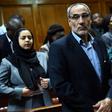 Iranians Ahmad Abolfathi Mohammad (left) and Sayed Mansour Mousavi in court