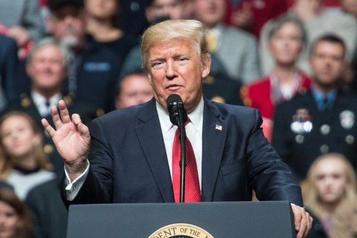 US President Donald Trump held a rally in Nashville on March 15, where he told supporters he would challenge the travel ban