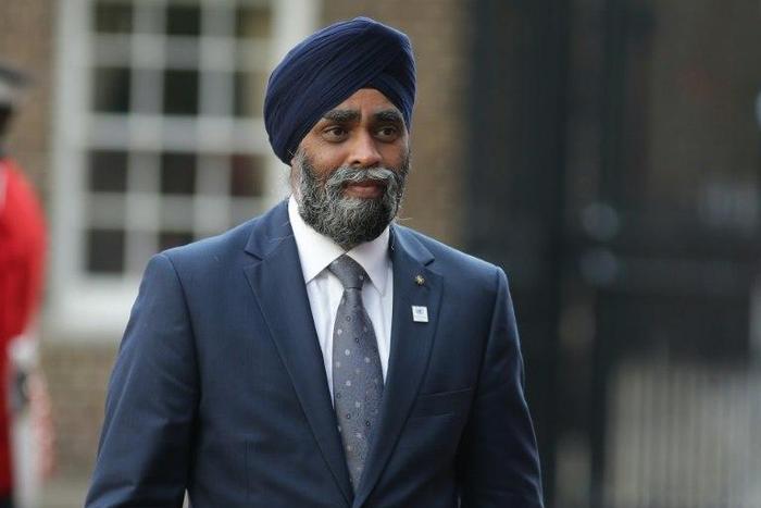 Canadian Defense Minister Harjit Sajjan, seen in September 2016, will travel to Senegal and Mali to check out local security needs as Canada prepares to spend Can$450 million and 600 troops for UN peacekeeping operations