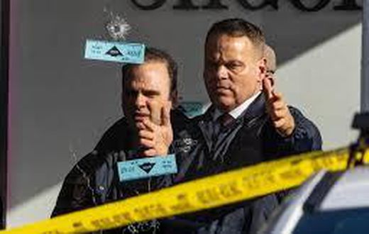 Within minutes, the first police officers arrived, and two officers and a sergeant ran inside, officials said.