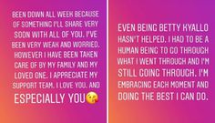 Betty's post (Instagram)