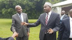 Moses Kuria, Aden Duale and other Jubilee leaders