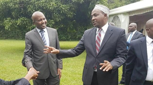 Moses Kuria, Aden Duale and other Jubilee leaders