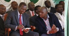 DP William Ruto with Senator Kipchumba Murkomen