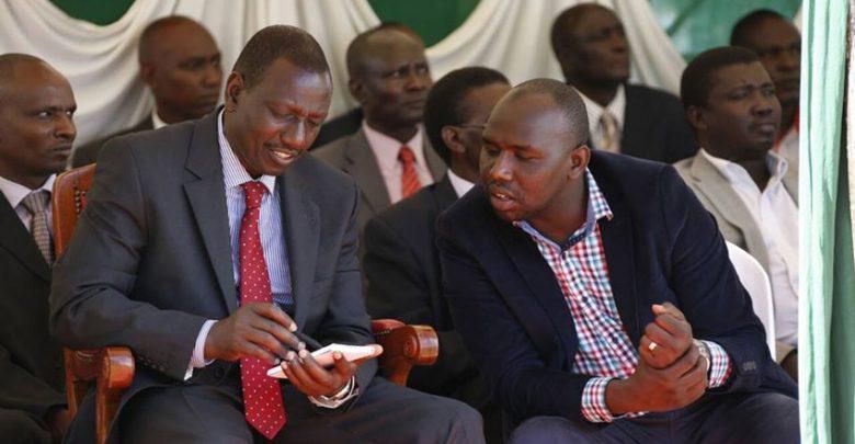 DP William Ruto with Senator Kipchumba Murkomen