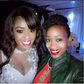 Lilian Muli and Janet Mbugua during the birthday party