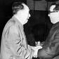 Then-Chinese leader Mao Tse Tung (L) and Kim Il Sung, the founder of North Korea, led countries whose relationship Mao said was as "close as lips and teeth" but analysts question whether their 1961 defence pact would hold in the event of another war