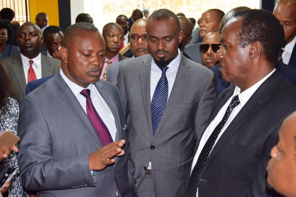 DCI boss George Kinoti with members of the Departmental Committee on Administration & National Security (Twitter)