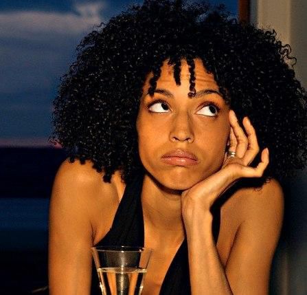 Unimpressed woman