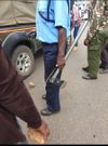 Police handle murder weapons used by Naftali Kinuthia to kill Ivy Wangechi (Twitter)