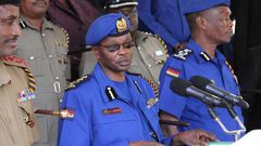 IG Joseph Boinnet and a few county commanders in the new police uniform (Twitter)