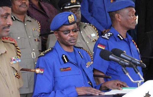 IG Joseph Boinnet and a few county commanders in the new police uniform (Twitter)