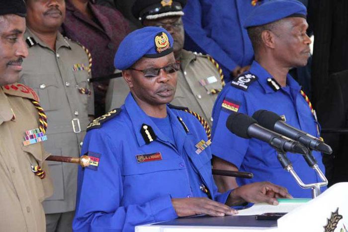 IG Joseph Boinnet and a few county commanders in the new police uniform (Twitter)