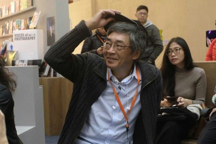 Lam Wing-kee (C) is one of five Hong Kong publishers who vanished at the end of 2015 and resurfaced across the border in mainland China
