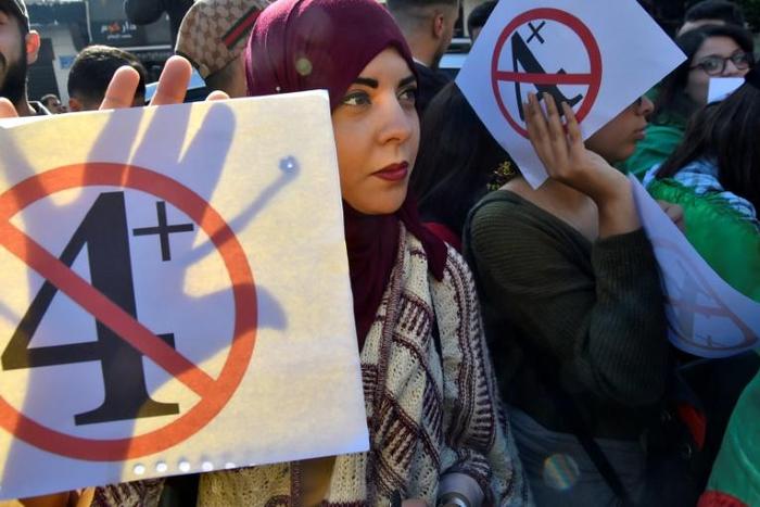 Protesters fear Algerian President Abdelaziz Bouteflika's vow not to seek re-election is a ploy to extend his fourth term