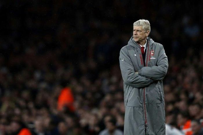 Arsenal's manager Arsene Wenger gestures during the English Premier League football match against Sunderland May 16, 2017