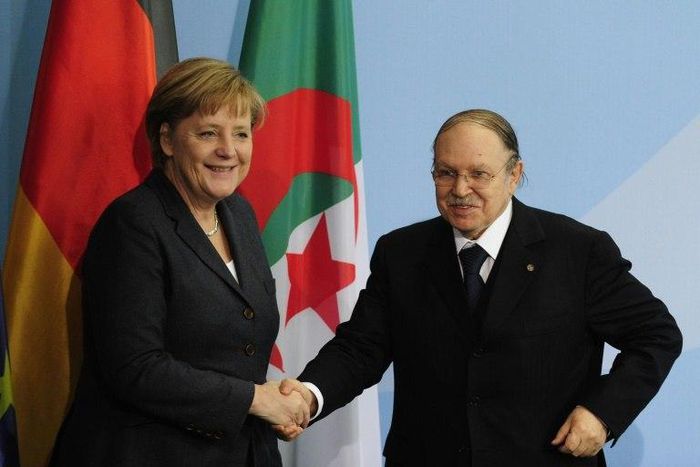 Angela Merkel with Abdelaziz Bouteflika in Berlin in 2010