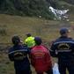 Rescuers look at the wreckage of the LAMIA Airlines charter plane that carried members of the Chapecoense Real football team, in the mountains of Cerro Gordo in Colombia, on November 29, 2016