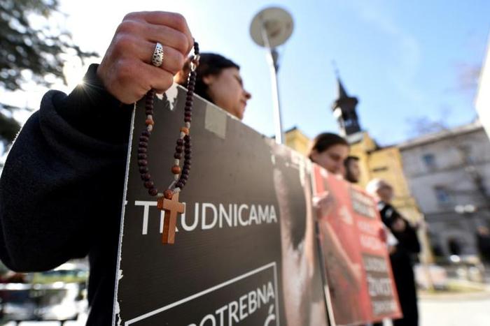 Abortion is legal in Croatia but, in practice, is becoming less available in the largely Catholic country