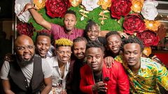 Kenyan gospel musicians Dk Kwenye Beat, Dj Mo, Mr. Seed, Hope Kid, Bahati, Moji Short Babaa, Mash Mwana And David Wonder