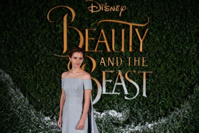 British actress Emma Watson stars in Disney's upcoming film "Beauty and the Beast"