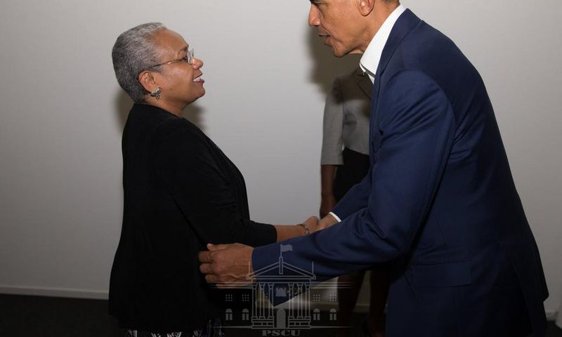 Obama applauds First Lady Margaret Kenyatta on a world stage
