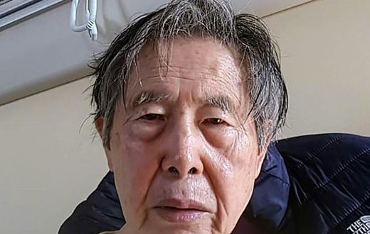 Handout image from the Fujimori family as ex president tries to avoid prison