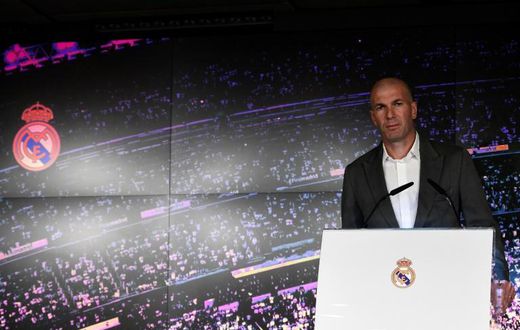 Zinedine Zidane was re-appointed as coach of Real Madrid on Monday.