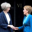 Britain's Prime Minister Theresa May and Scotland's First Minister Nicola Sturgeon are at loggerheads over Scottish hopes for a fresh independence referendum as Britain starts to extricate itself from the European Union