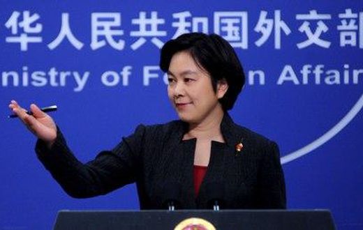 Hua Chunying, Chinese Foreign Ministry spokesperson