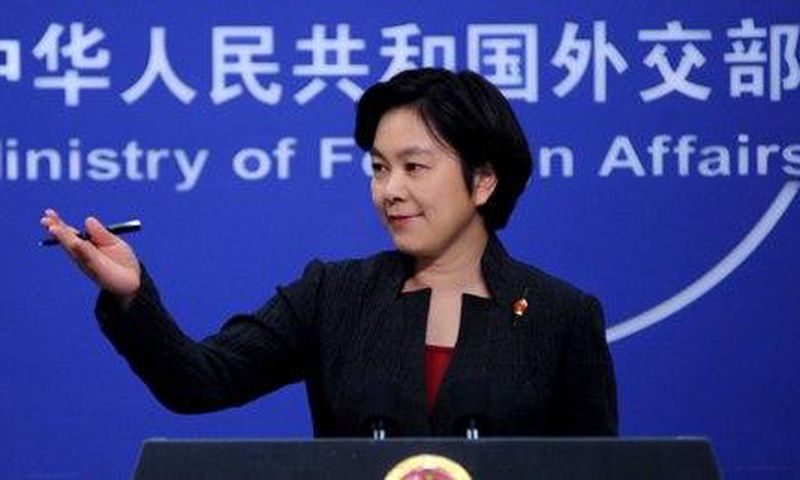 Hua Chunying, Chinese Foreign Ministry spokesperson