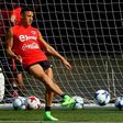 Chile's footballer Alexis Sanchez takes part in a training session in Santiago, on March 21, 2017 ahead of their FIFA World Cup South American qualifier matches against Argentina and Venezuela