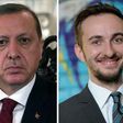 Turkish President Recep Tayyip Erdogan (left) launched a criminal complaint against German TV comic Jan Boehmermann, who had insulted him in a so-called "defamatory poem"
