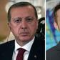 Turkish President Recep Tayyip Erdogan (left) launched a criminal complaint against German TV comic Jan Boehmermann, who had insulted him in a so-called "defamatory poem"