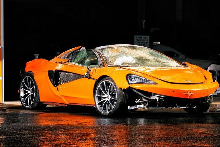 How to Drive a Supercar Off a Hillside
