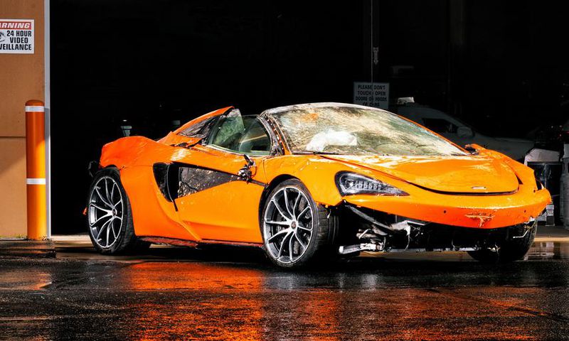 How to Drive a Supercar Off a Hillside