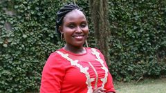 Ms Maurine Chebet when announced that she will not be John Mututho's running mate to unseat Nakuru Governor Kinuthia Mbugua on March 12, 2017.