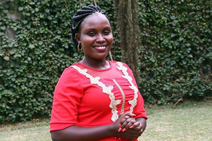 Ms Maurine Chebet when announced that she will not be John Mututho's running mate to unseat Nakuru Governor Kinuthia Mbugua on March 12, 2017.