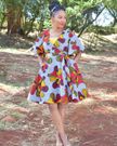 Singer, Kambua in an Ankara wrap dress (Instagram kambuamuziki)