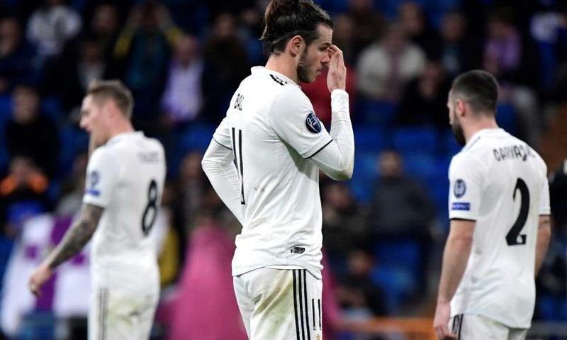 Welshman Gareth Bale failed to stop Real Madrid being knocked out of the last-16 of the Champions League